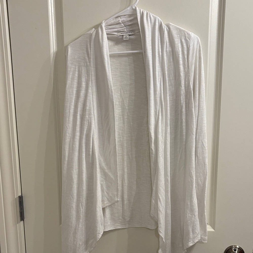 Banana Republic Elegant White Women's Cardigan
